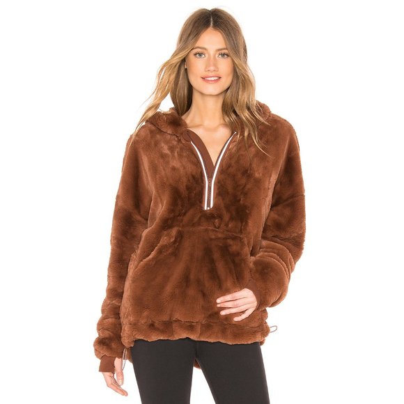 Free People Tops - NEW Free People FP Movement, Women's Off the Record Soft Hoodie, Large, Brown